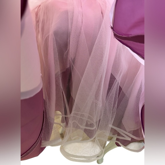 Vintage 1950's Blue Candi Jones Cali Party Prom DRESS Gown Fit & Flare Petticoat - Picture 9 of 12